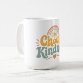 Kies Vriendelijkheid Koffiemok (Voorkant links)