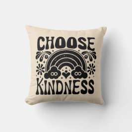 Kies vriendelijkheid  kussen