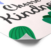 kies vriendelijkheid. Letteruitdrukking, Poster (Hoek)