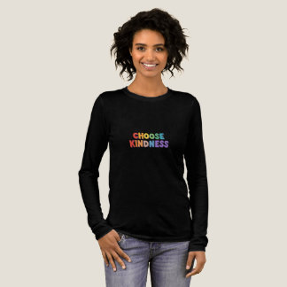 "Kies vriendelijkheid" Minimalistische quote - Dag Tri-Blend Shirt