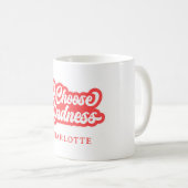 Kies vriendelijkheid - retro-name Mok (Voorkant rechts)