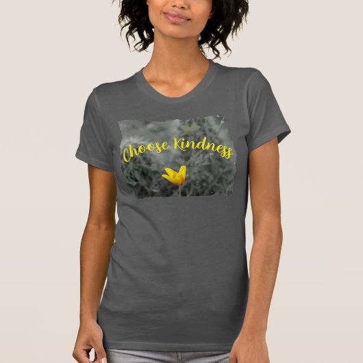 Kies Vriendelijkheid Slim Fit T-shirt (Voorkant)
