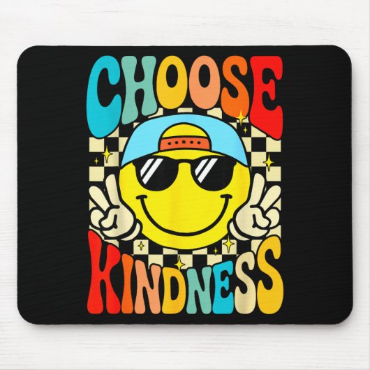 Kies vriendelijkheid wees aardig inspirerende kind muismat (Voorkant)