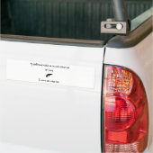 Kies vriendin of geweren bumpersticker (Op Truck)