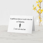 Kies Vriendin of proeftijd Kaart (Gele Bloem)