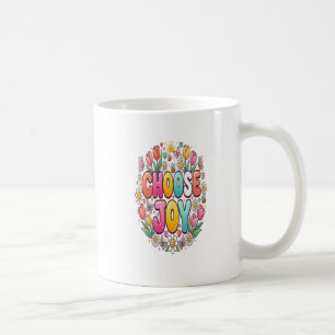 Kies Vrolijk Bloemige Motivatie Spreuk Positief Koffiemok