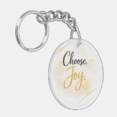 Kies Vrolijkheid Acrylsleutelhanger Sleutelhanger (Voorkant Links)