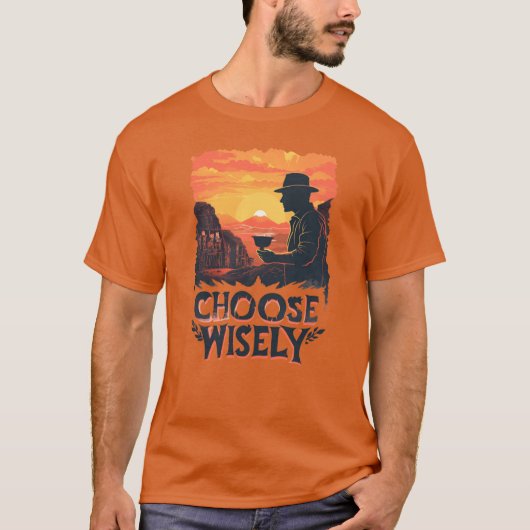 Kies Wijselijk Zonsondergang T-shirt (Voorkant)