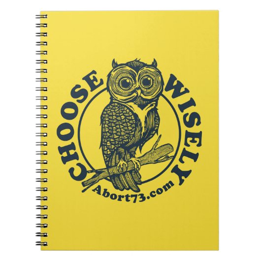 Kies Wisely / Abort73.com Notitieboek (Voorkant)
