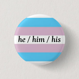 Kies Yer Pronoun-knoppen Ronde Button 3,2 Cm