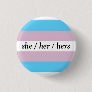 Kies Yer Pronoun-knoppen Ronde Button 3,2 Cm
