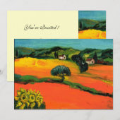 KIESLANDSCAPE, blauw groen geel sinaasappel Kaart (Voorkant / Achterkant)