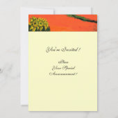 KIESLANDSCAPE, blauw groen geel sinaasappel Kaart (Achterkant)