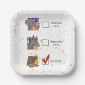 Kiespartijfonds Papieren Bordje (Voorkant)