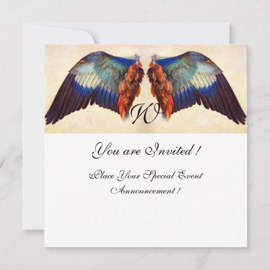 KIESVEREN VAN EEN EUROPEES ROLLERMonogram Kaart (Achterkant)