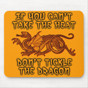 Kietel de Draak Grappige Muismat Humor