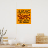 Kietel de Draak Grappige Poster Humor (Keuken)