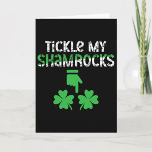 Kietel Mijn Shamrocks Vies En Stoute St. Patrick's Kaart