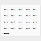 Kieteltandpasta Ronde Sticker (Vel)