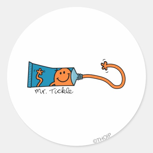 Kieteltandpasta Ronde Sticker (Voorkant)