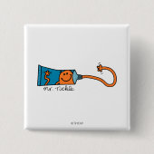 Kieteltandpasta Vierkante Button 5,1 Cm (Voorkant)