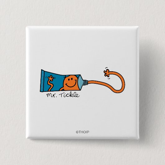 Kieteltandpasta Vierkante Button 5,1 Cm (Voorkant)