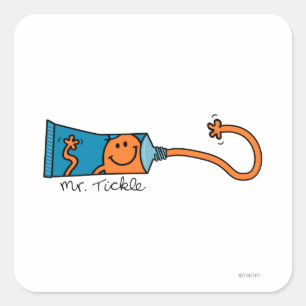 Kieteltandpasta Vierkante Sticker