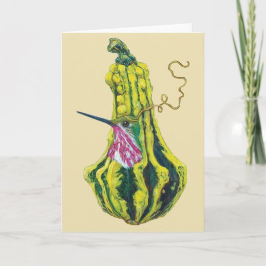 Kieth de calliope kolibrie 5x7 kaart (Voorkant)