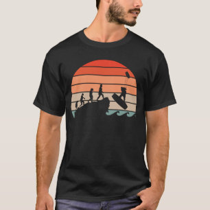Kieurfing Kiteboarding Evolution Retro T-shirt