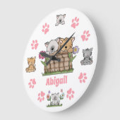 Kieuwbare, speciaal uitgeruste kinderwagens, katte grote klok (Hoek)