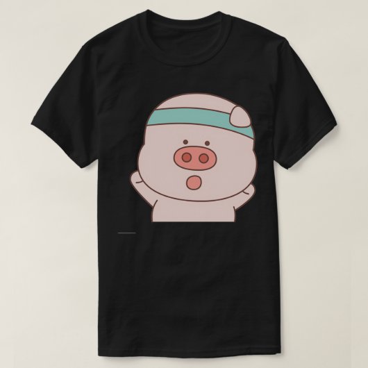 Kieuwd de Chubby-pig (1) T-shirt (Design voorkant)