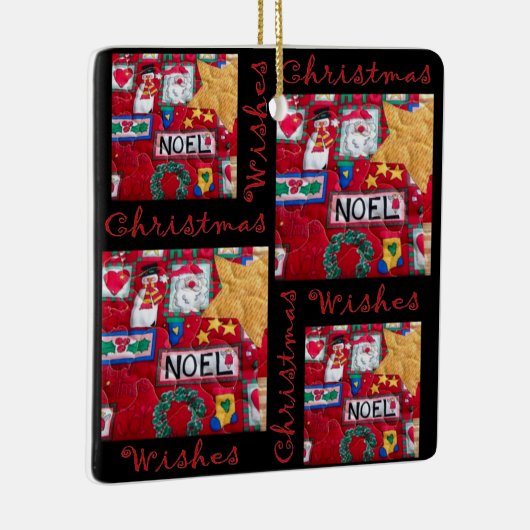 Kieuwd kerstgewas keramisch garnaal keramisch ornament (Rechts)