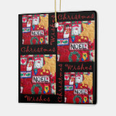 Kieuwd kerstgewas keramisch garnaal keramisch ornament (Links)