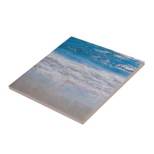 Kieuwde Blauwe Zeegroeven Nautisch Tegeltje (Zijkant)