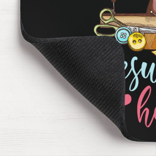 Kieuwde Jezus Christus Religieuze Kieuwnaaimachine Muismat (Hoek)