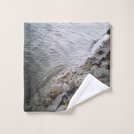 Kieuwen bij de strand bad handdoek (Wasdoekje)