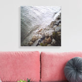 Kieuwen bij de strand canvas afdruk (Insitu (Woonkamer))