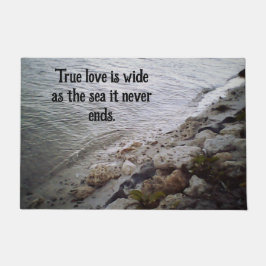 Kieuwen bij de strand deurmat