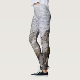 Kieuwen bij de strand leggings