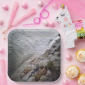 Kieuwen bij de strand papieren bordje (Feest)