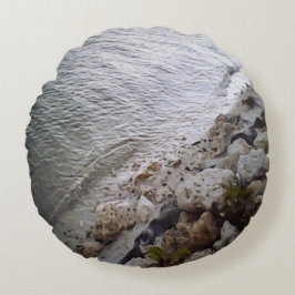 Kieuwen bij de strand rond kussen