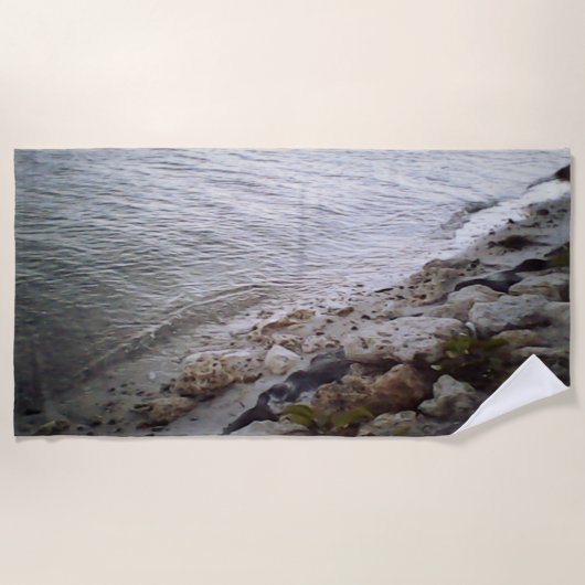 Kieuwen bij de strand strandlaken (Voorkant)