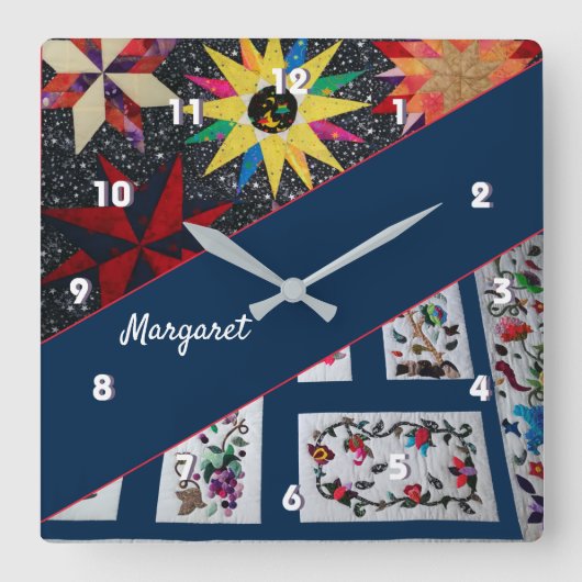 Kieuwen bloemen en sterren grote klok (Voorkant)