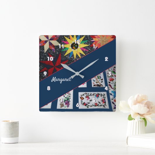 Kieuwen bloemen en sterren grote klok (Huis)