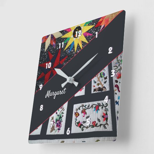 Kieuwen bloemen en sterren grote klok (Hoek)