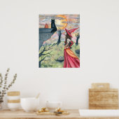 Kieuwen en de Poster van de Hek drukken (Keuken)