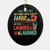 Kieuwen Gezegden Stash Home Laughed Keramisch Ornament (Links)