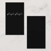 Kieuwen Kwartzaaigoed Kwartzegels EKG Visitekaartje (Voorkant / Achterkant)