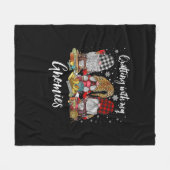 Kieuwen met de kerstfeestdag van mijn Gnomen Fleece Deken (Voorkant (Horizontaal))