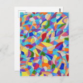 Kieuwen op een strand briefkaart (Voorkant / Achterkant)